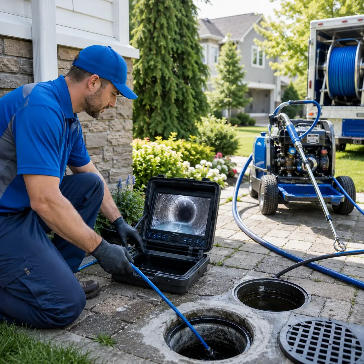 Outdoor drain cleaning professionals serving Leiters Ford, IN